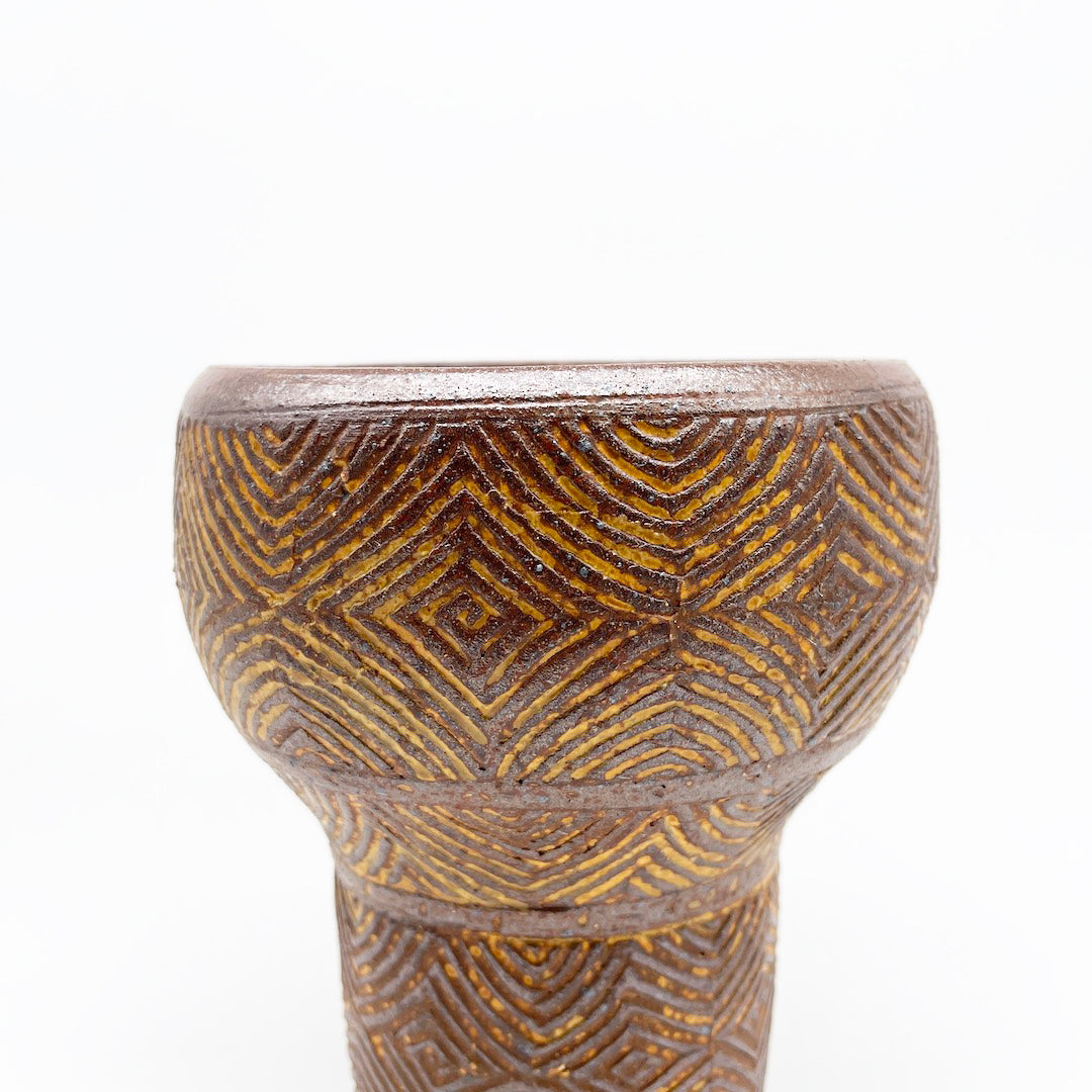 羅以音窯 / アフリカ彫刻 Type B φ12.5cm