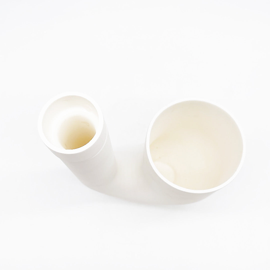 Ha’ / Tuba (M) Planter with Vase / White