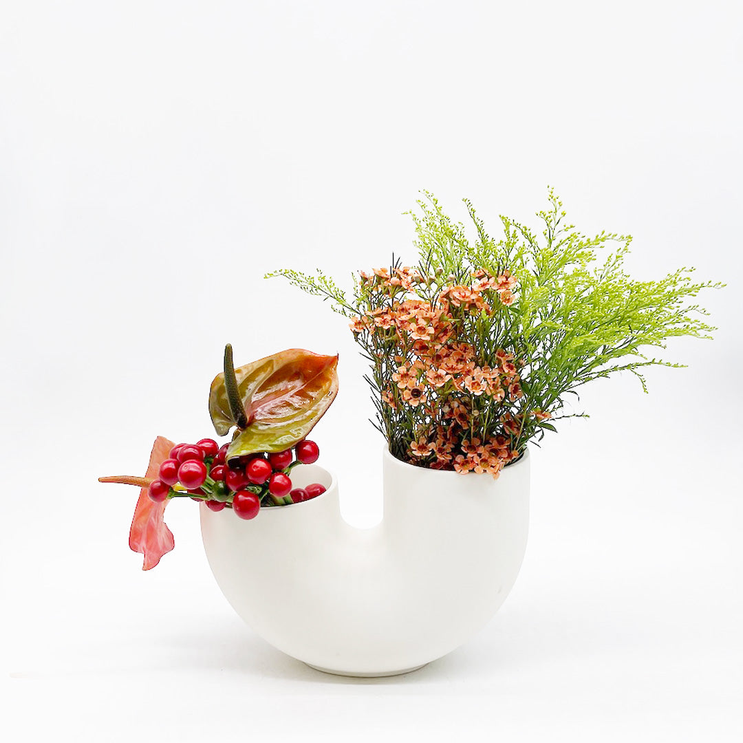 Ha’ / Tuba (M) Planter / White