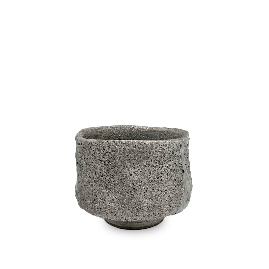 昇陽窯 銀彩植木鉢 Type A