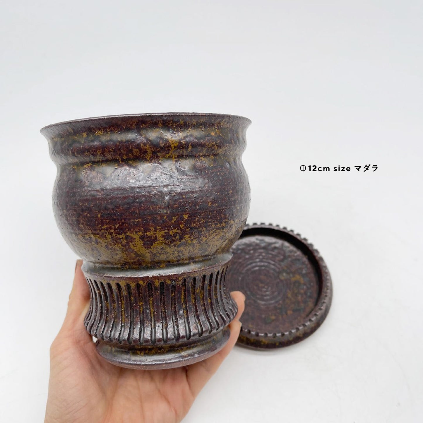 淡海陶芸研究所 植木鉢 Φ12・Φ9・Φ7.5 size