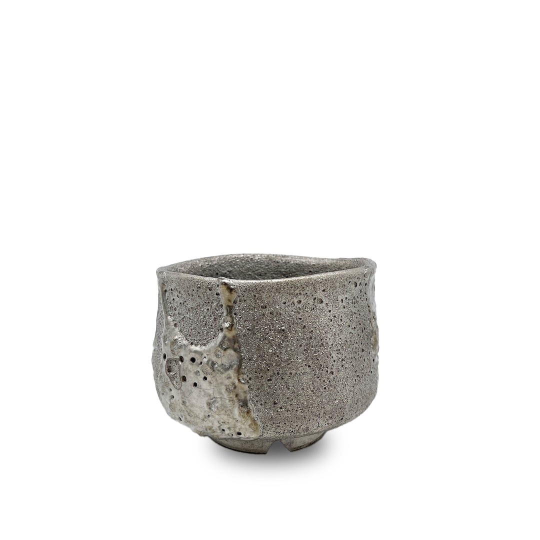 昇陽窯 銀彩植木鉢 Type A
