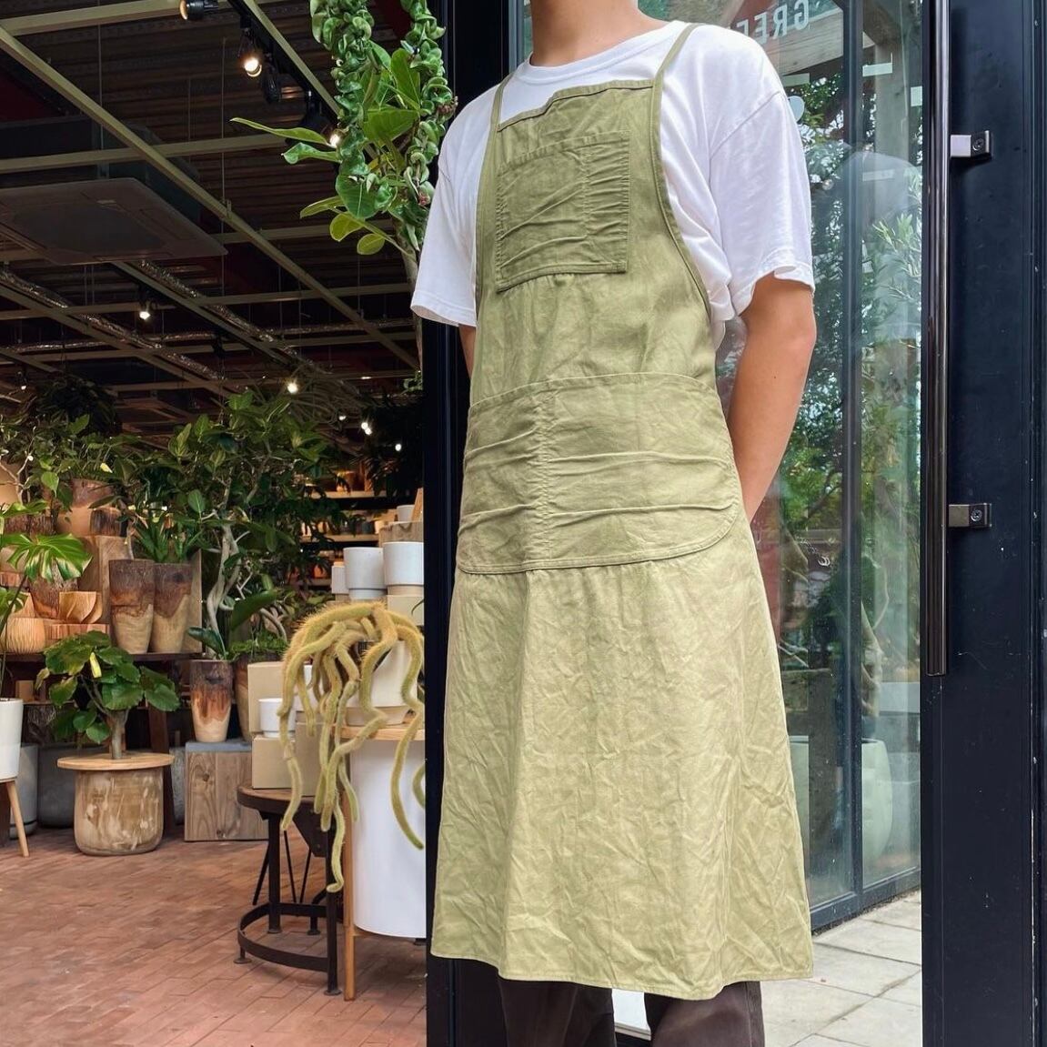 UTO _ M-71 WORK APRON オリーブ